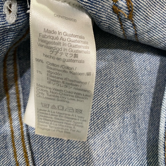 Madewell Denim Shorts Size 30 Medium Wash Stretch Jean Shorts 3.5” Front Pockets - Picture 9 of 9